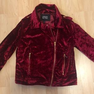 Velvet Zipper Jacket